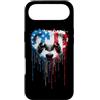 Paint Dripping Patriotic 4th of July US Custodia per iPhone Air Furetto Bandiera Americana USA Drip Graffiti Amante Patriottismo