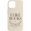 Books Over People Co Custodia per iPhone 14 Amante dei libri Lettura Bibliofilo Bookworm Lettore introverso