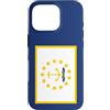 Flags and Symbols Custodia per iPhone 16 Pro Bandiera del Rhode Island