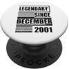 Lustige Geburtstagssprüche zum 25. B-Day 25° compleanno leggendario dal dicembre 2001 frase compleanno PopSockets PopGrip Adesivo