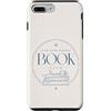 Bookworm Reading Fantasy Romance Book Custodia per iPhone 7 Plus/8 Plus Lettura del lettore di romanzi del club del libro romantico a combustione lenta