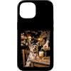 Yorkie Pub Paws Custodia per iPhone 15 Divertente Yorkie Dog Bere Birra al Pub