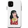 Grandio Design Funny Pop Art Gifts Custodia per iPhone 11 Sarcasmo It's How I Hug Sarcastico Vintage Retro Pop Art Girl