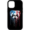 Paint Dripping Patriotic 4th of July US Custodia per iPhone 12/12 Pro Furetto Bandiera Americana USA Drip Graffiti Amante Patriottismo