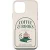 Coffee and Bookis Themed Apparels Women Custodia per iPhone 12 mini Caffè Libri Lettura Libro Amante Bibliofilo Reader