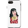 Grandio Design Funny Pop Art Gifts Custodia per iPhone SE (2020) / 7/8 Sarcasmo It's How I Hug Sarcastico Vintage Retro Pop Art Girl