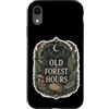 Jimbeels Custodia per iPhone XR Old Forest Hours bosco felci funghi