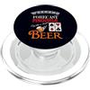 Pinochle And Beer Tee Funny Card Player Previsioni del fine settimana Birra & Pinochle Poker Cool Gioco d'azzardo Hobby PopSockets PopGrip per MagSafe