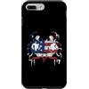 Paint Dripping Patriotic 4th of July US Custodia per iPhone 7 Plus/8 Plus Flying Spaghetti Monster FSM Pastafari Bandiera Americana Drip