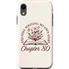 Bookish Bookworms & Novel Writers Age Wo Custodia per iPhone XR Capitolo 80 - Lettori di libri Flower Lovers 80 ° compleanno ragazze