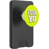 Watch TV Movies & Books on Radio Compute Fook Yu | Personaggio del film commedia degli anni 2000 PopSockets PopWallet per MagSafe