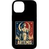 Moon female Goddess Huntress Artemis Myt Custodia per iPhone 14 Artemide Luna femmina Dea Cacciatrice Foresta Frecce