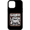 Cat Gaming Controller Lover Custodia per iPhone 12 Pro Max Gamer Cat Lover Premi Start Pet Cat