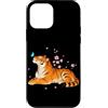 Sakura Cherry Blossom Japan Culture Art Custodia per iPhone 12 mini Cherry Blossom Tiger Giapponese Sakura Anime Estetica Giappone