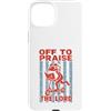 Frog Faith Revival Custodia per iPhone 15 Plus Fuori per lodare Dio il Signore - Divertente umorismo Christian Frog