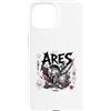 Ares Greek God Spartan Warrior Myth Custodia per iPhone 15 Ares Dio di Spartan Helm Antica Battaglia