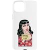 Grandio Design Funny Pop Art Gifts Custodia per iPhone 15 Plus Sarcasmo It's How I Hug Sarcastico Vintage Retro Pop Art Girl