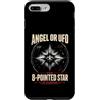 UAP Files Co Custodia per iPhone 7 Plus/8 Plus Angel Or UFO 8 Stelle a Punta Declassificato UAP Ezekiel Wheel