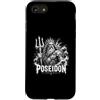 Ancient Greek Mythology Ocean King Posei Custodia per iPhone SE (2020) / 7/8 Poseidone Ira Del Mare Oceano Greco Dio