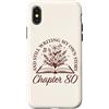 Bookish Bookworms & Novel Writers Age Wo Custodia per iPhone X/XS Capitolo 80 - Lettori di libri Flower Lovers 80 ° compleanno ragazze