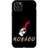 Monaco Flag Heritage Clothing & Gifts Custodia per iPhone 11 Pro Max Bandiera Monaco Patriottica Europeo Uomini Donne Bambini Monegasco