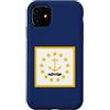 Flags and Symbols Custodia per iPhone 11 Bandiera dello stato del Rhode Island