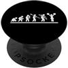 Cheer Captain And Cheerleader Gifts For Cheerleader Evolution Donne Divertente Cheerleading PopSockets PopGrip Adesivo