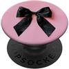 pink cute theme Girly || Fiocco Acquerello || Coquette || Fiocco Estetico Nero PopSockets PopGrip Adesivo