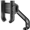 INTERPHONE - Supporto Crab 26 Mirror Bolt portatelefono da specchietto per scooter con sgancio rapido, inclinazione regolabile, staffa in alluminio, sicuro per utilizzo del tuo Smartphone in viaggio