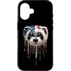 Paint Dripping Patriotic 4th of July US Custodia per iPhone 16 Furetto Bandiera Americana USA Drip Graffiti Amante Patriottismo