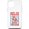 Frog Faith Revival Custodia per iPhone 12/12 Pro Fuori per lodare Dio il Signore - Divertente umorismo Christian Frog