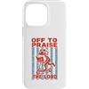 Frog Faith Revival Custodia per iPhone 14 Pro Max Fuori per lodare Dio il Signore - Divertente umorismo Christian Frog