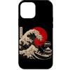 Bruh Wave Cat Japanese Surfing Art Custodia per iPhone 12 mini Bruh Cat Surf Grande Onda Giapponese Woodblock Otaku Anime