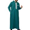 Celanisai Abiti musulmani Uomo Crusca Africana Medio Oriente Ramadan Abbigliamento da preghiera Robe Arabo Tradizionale Africano Boubou Abito Stile Etnico Costumi Per La Festa, P verde., XL