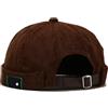 VIAUMBR Berretto docker cappello, cappello da pescatore, uomo e donna, Marronr 40, 56/60 cm