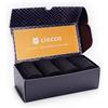 Ciocca Scatola Regalo 4 paia Calze Corte Filo di Scozia 100% Cotone - Made in Italy - Eleganti Resistenti e comode [BOX753/1_020_125_1]