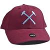 West Ham United Hammers - Berretto da Baseball Classico, Colore Bordeaux