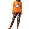 Generisch Costume di Halloween da donna, pigiama da donna, set pigiama da donna, morbido e confortevole, set di biancheria da notte a tema halloween, vestito in due pezzi per donna, accogliente biancheria da