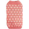 Generisch 2026 Maglione per San Valentino per animali domestici, cani, gatti, abbigliamento per animali domestici con design romantico (B, XL)