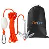Kit Di Ancora Barca Kayak Pieghevole 0,7 Kg Ancoraggio in Acciaio Al Carbonio An