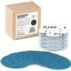 Toolant - Disco abrasivo a forma di diamante, 120 grana a 8 fori, rivoluzionario brevetto a 8 fori, per levigatrici a dischi casuali e levigatrici orbitali (confezione da 50)