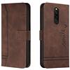 Bravoday Cover per Xiaomi Redmi 8 / 8A, Flip Custodia in Pelle PU Portafoglio Custodia per Xiaomi Redmi 8 / 8A, con Slot per Schede, Marrone