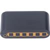 ASHATA SPDIFSwitchOttico Digitale 4x2, SwitcherOttico Digitale per DVD HDTV, Switch Ottici a Matrice SPDIF 4x2 con Telecomando, 4 Ingressi 2 Uscite (Spina europea)