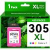 APEXCOLOR Cartuccia d'inchiostro 305XL compatibile per HP DeskJet 2820e 2800e 2822e 2821e 2823e 4220e 4222e 4230e 6200 - Cartuccia d'inchiostro a colori HP 305 XL