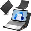 Smatree MS82 Custodia protettiva rigida in EVA con stand compatibile per 15,6 pollici Lenovo ThinkPad L15 Gen 4, ThinkBook 15p/15 Gen 3/4, IdeaPad 1/1i/3i/3/5/5i/Slim 3i/Slim 3,V15/LOQ Essential Gen 9