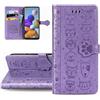 LEMAXELERS Custodia per Google Pixel 9A Cover Portafoglio Custodia Modelli per cani e gatti Wallet Case Shock-Absorption Leather Flip Cover in Pelle a Libro Case per Google Pixel 9A,SD Cat Zi
