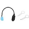 KIMISS bluetooth romeo giulietta + Modulo Bluetooth per auto o Stereo Cavo radio Aux adatto per Giulietta/Brera