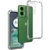 REY Cover in Gel TPU Anti-Shock per Motorola Moto G35 5G, Morbido Silicone Custodie Protettivo Case, Anti-Scratch, Protettiva Sottile Back Cover