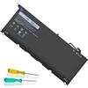 BNDeluxe Batteria di ricambio per computer portatile Dell XPS 13 9360 13-9360-D1605G 13-9360-D1605T 13-9360-D1609 13-9360-D1609G 13-9360-D1705G Series 0PW23Y 0RNP72 0TP1GT 7,6 V 60 Wh
