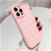 QIODAYI Compatibile con Honor X6b 4G, Custodia Morbida Silicone con Stampa Leopardata, Fiocco Motivo Cuore, Design Fresco Semplice